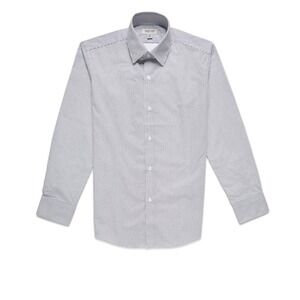 Kenneth Cole Reaction Big Boys Black and White‎ Print Classic Shirt Size 18R